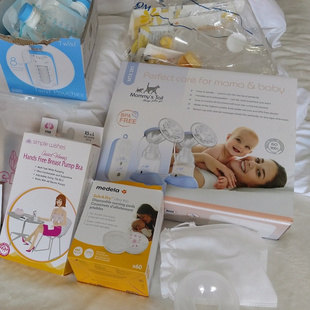 Prenatal pump and maternity bras